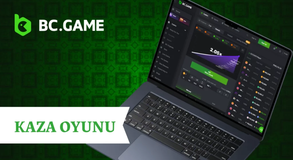 BC Game'de çarpışma oyunu